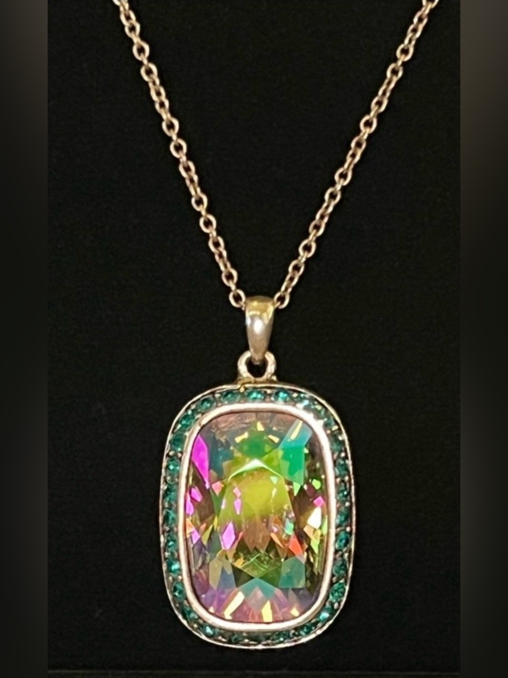 Touchstone Crystal by Swarovski Prism Necklace